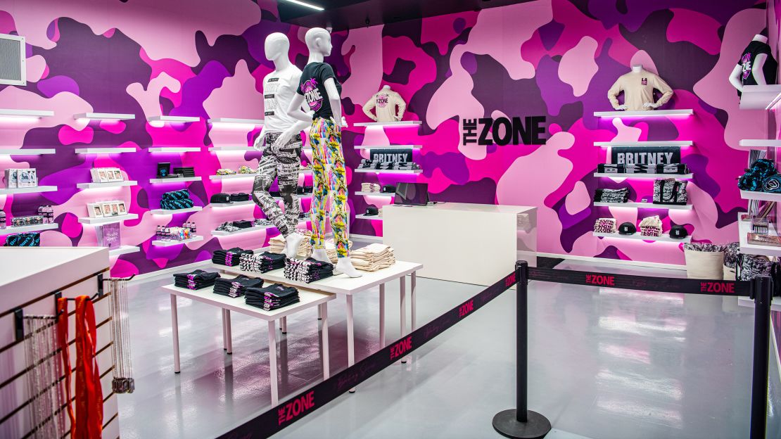 The interactive pop-up museum and retail experience in Los Angeles, The Zone: Britney Spears runs until April 26. 