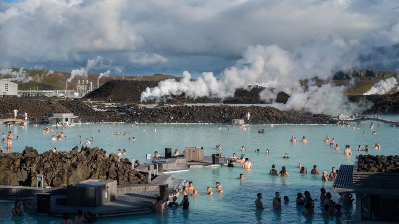 <strong>Made for tourism:</strong> Iceland's mega-popular Blue Lagoon isn't a natural hot spring -- but it is conveniently close to the airport. Click through for more purpose-built tourist magnets.