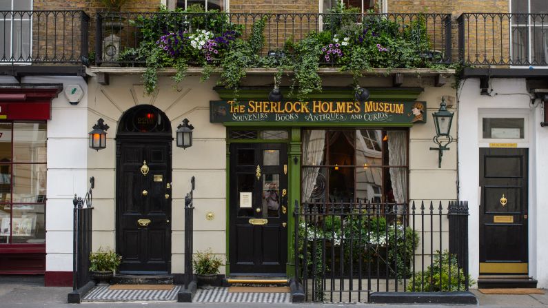<strong>221B Baker Street: </strong>The address given to Sherlock Holmes is now a London museum dedicated to the fictional detective.