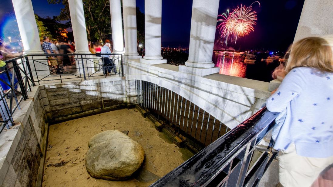 <strong>Plymouth Rock</strong>: While European settlers did arrive in Massachusetts in 1620, it's unlikely they came to this exact rock -- but that doesn't stop everyone from coming anyway.