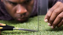 perfectionism measuring grass