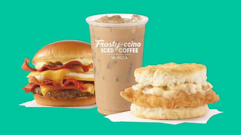 Wendy's breakfast online menu