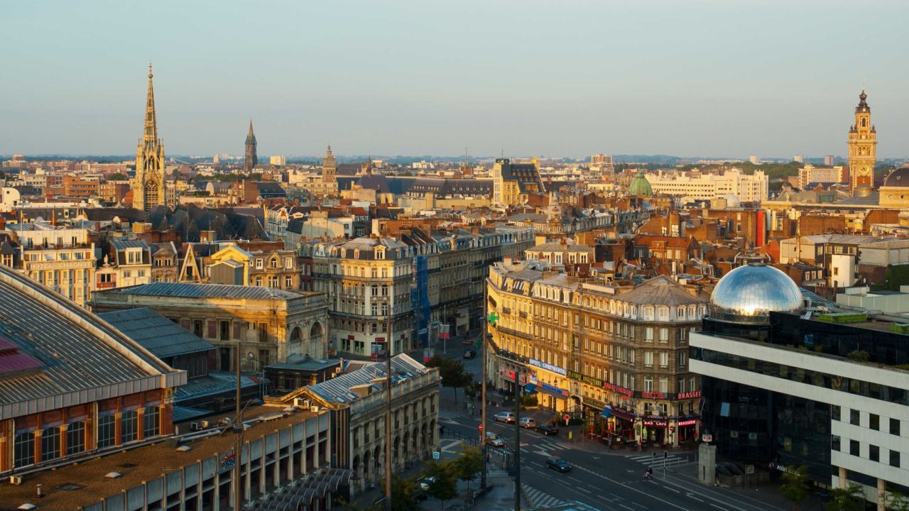The city of Lille, in northern France, where Imran Aliev was murdered.