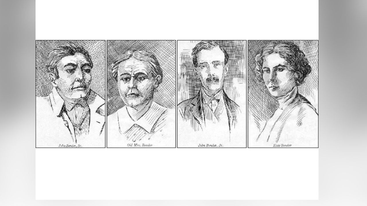The "Bloody Benders" were made up of John Bender Sr., his wife and two children.