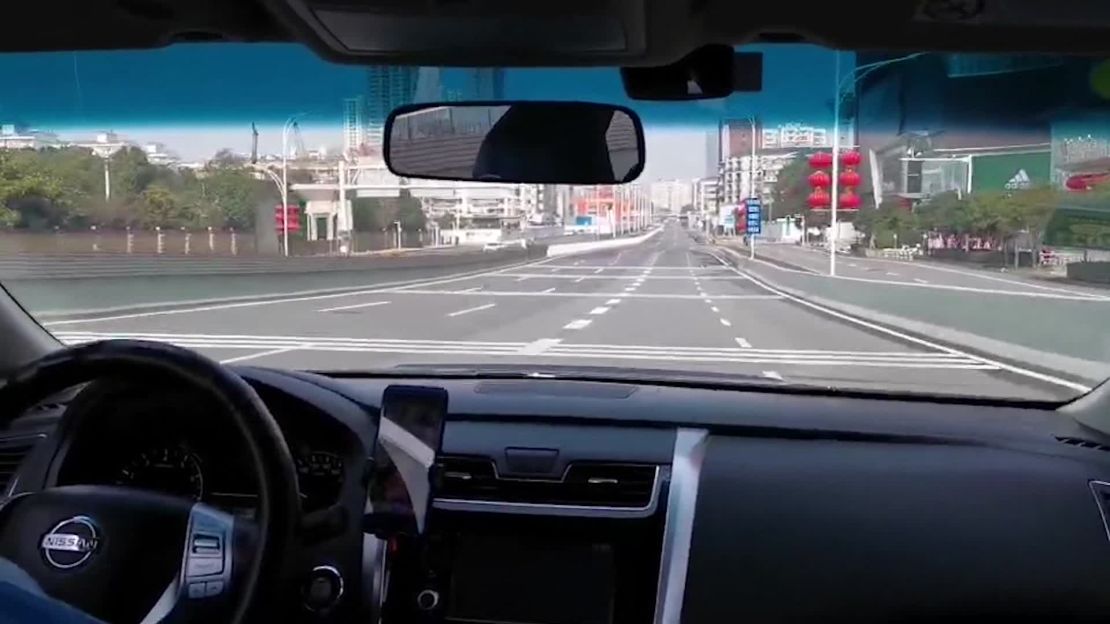 The streets of Wuhan were nearly empty when the taxi took Priscilla Dickey and her daughter to the airport.