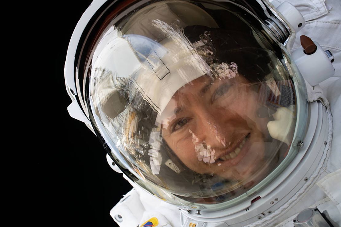 Koch during a January 15 spacewalk.