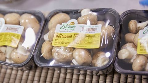 Button mushrooms, such as these grown at Bella Mushroom Farms, are the most commonly consumed variety.
