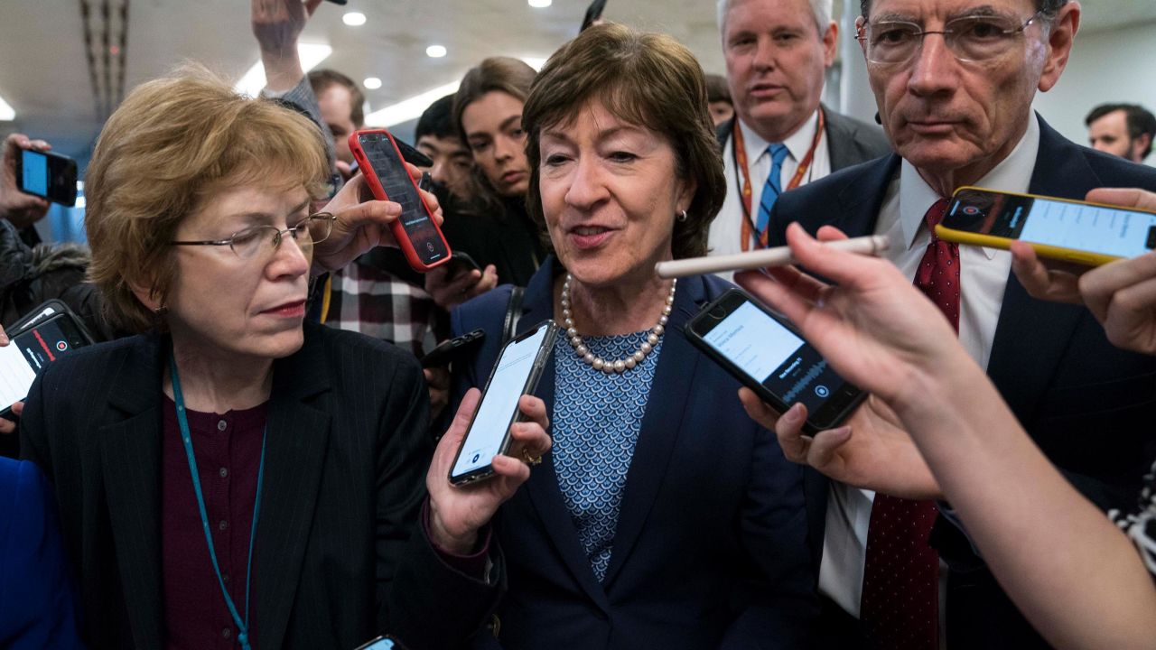 Republican Sen. Susan Collins of Maine