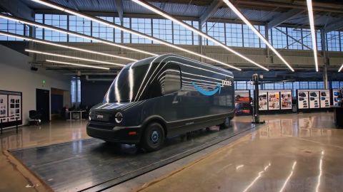 Rivian is manufacturing a delivery van for Amazon. (Amazon)