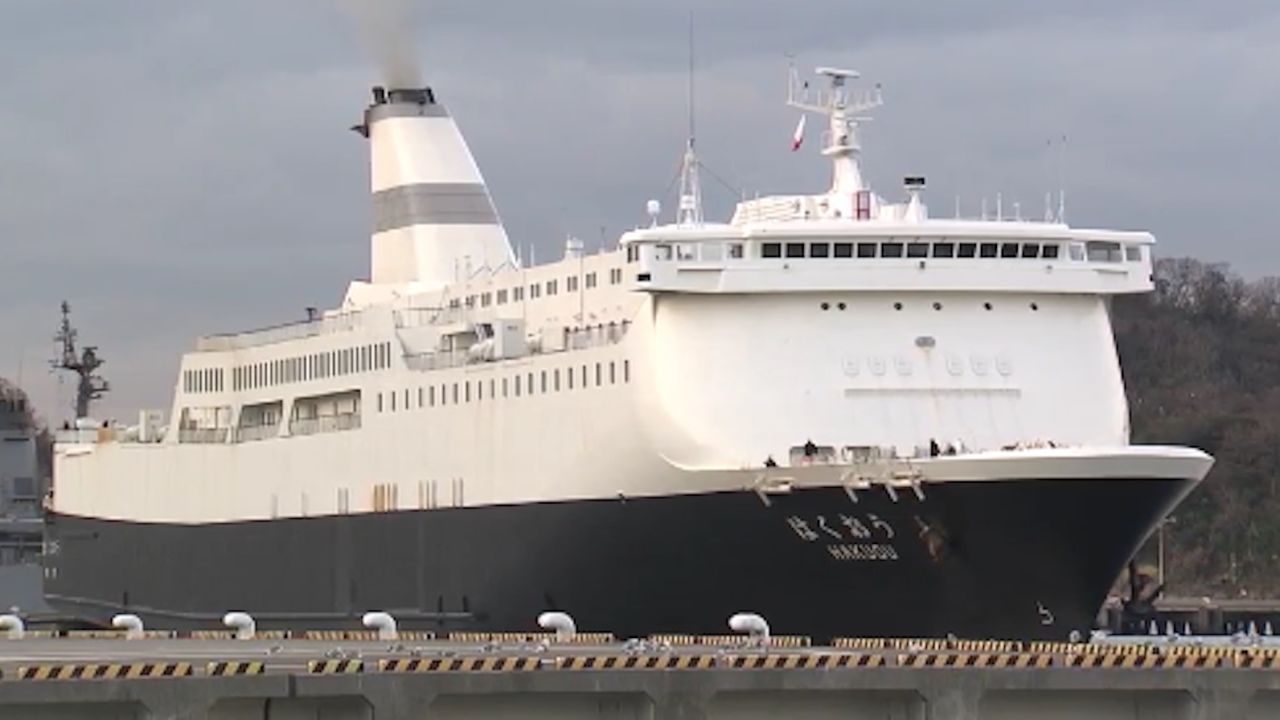 Japan has designated a 17,000-ton quarantine ferry to accomodate those infected with coronavirus.  