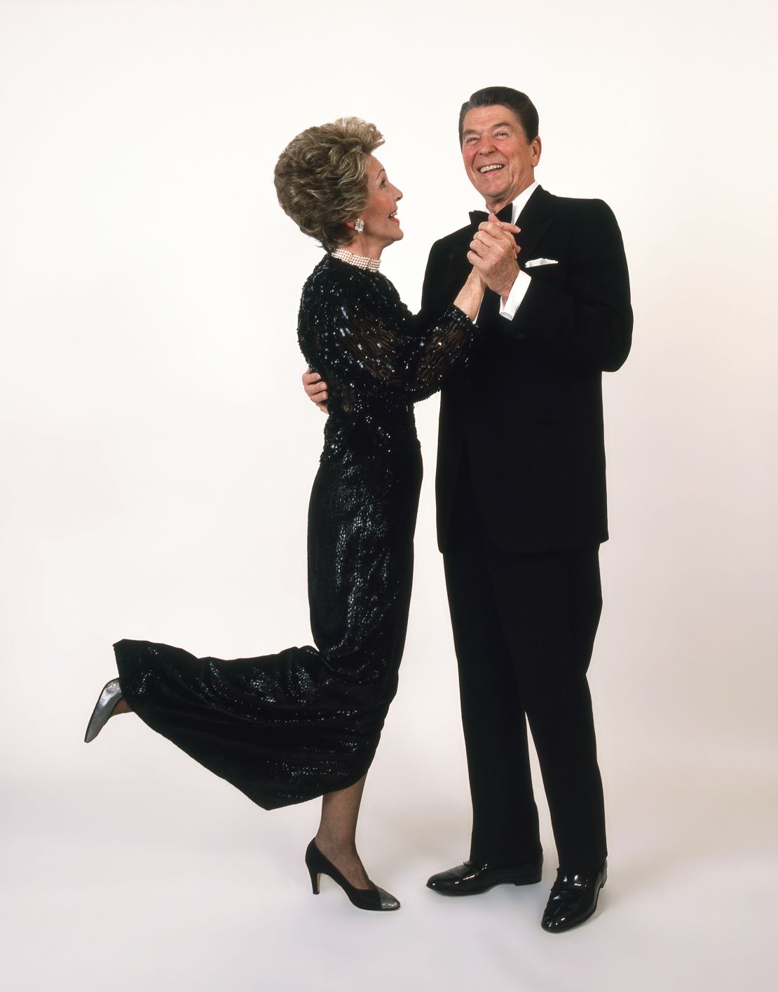 Ronald and Nancy Reagan on the cover of Vanity Fair (June, 1985) shot by Harry Benson.