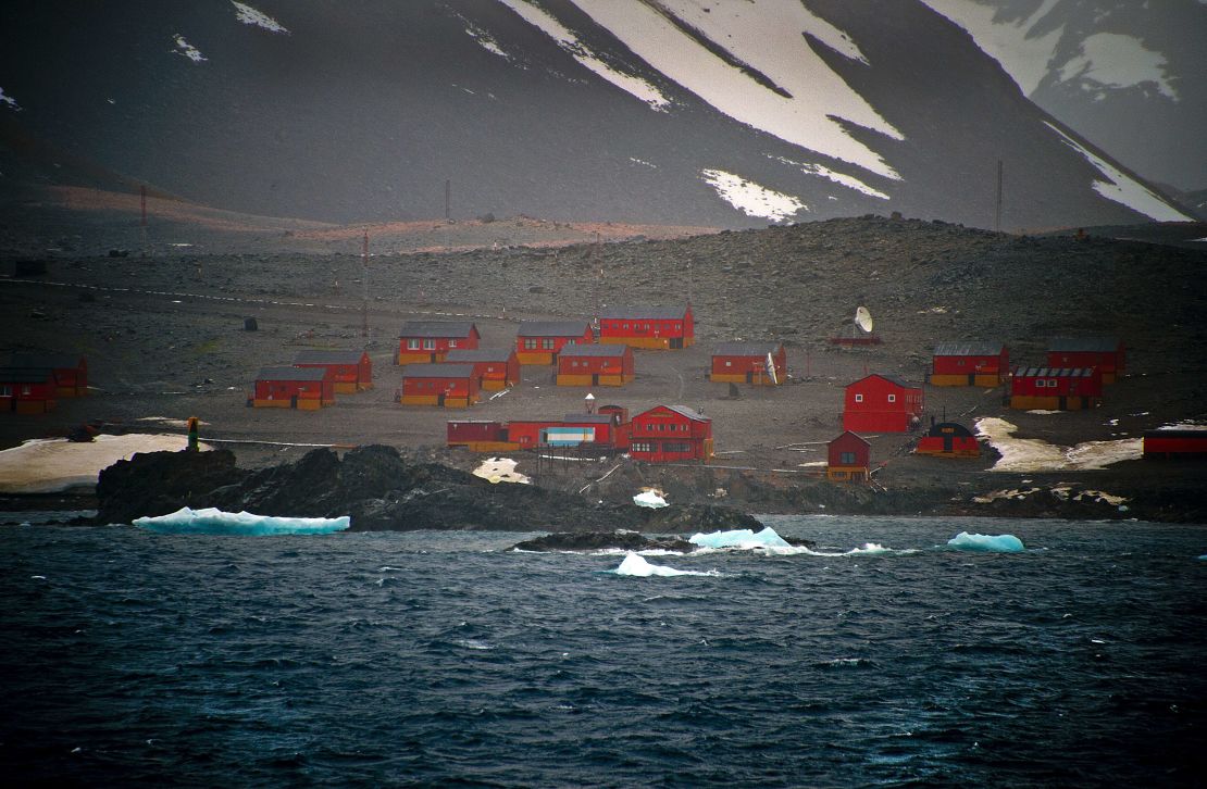 Argentina's Esperanza research station on Antarctica's northern tip is shown in 2014. 