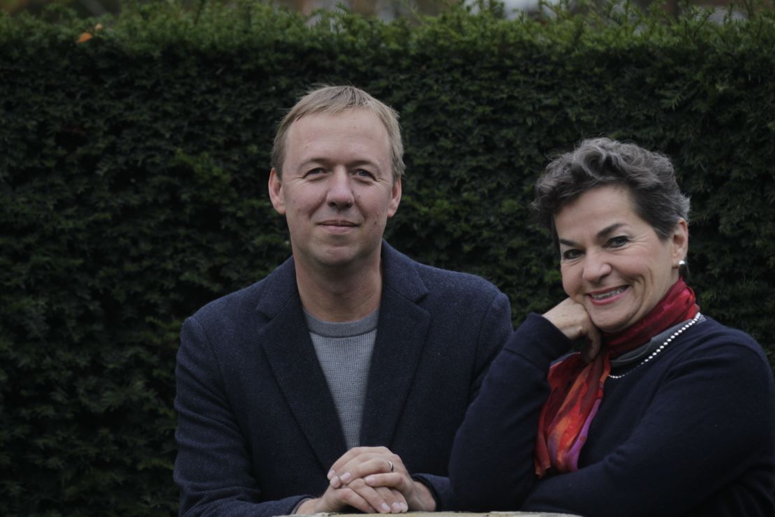 Christiana Figueres and Tom Rivett-Carnac say they are optimistic about climate change.