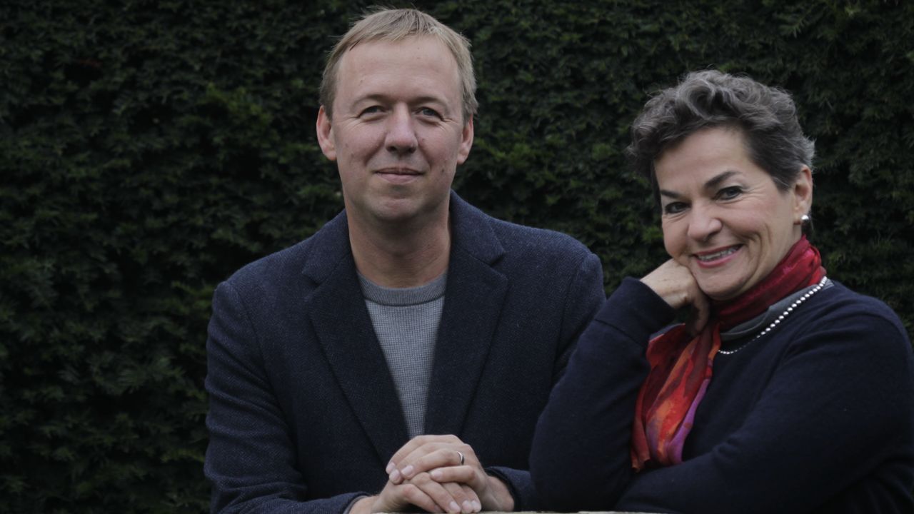 Christiana Figueres and Tom Rivett-Carnac say they are optimistic about climate change.