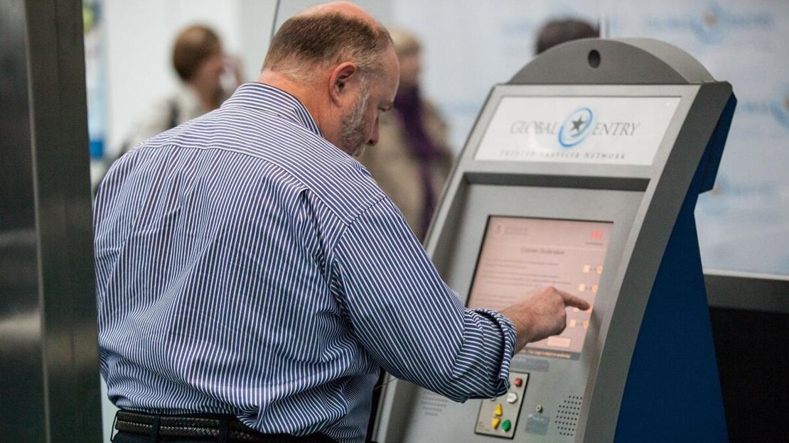 underscored global entry kiosk