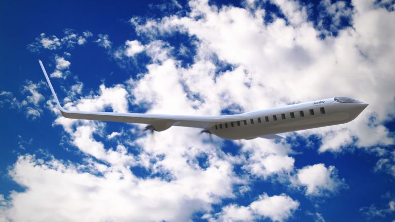 <strong>New era:</strong> Doucet wanted the airplane to look "somewhat futuristic," he tells CNN Travel.