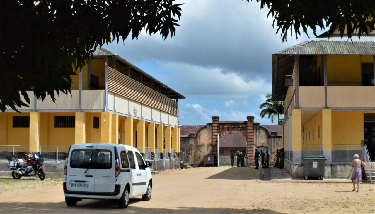 Camp de la Transportation in Saint-Laurent du Maroni was an infamous prison.