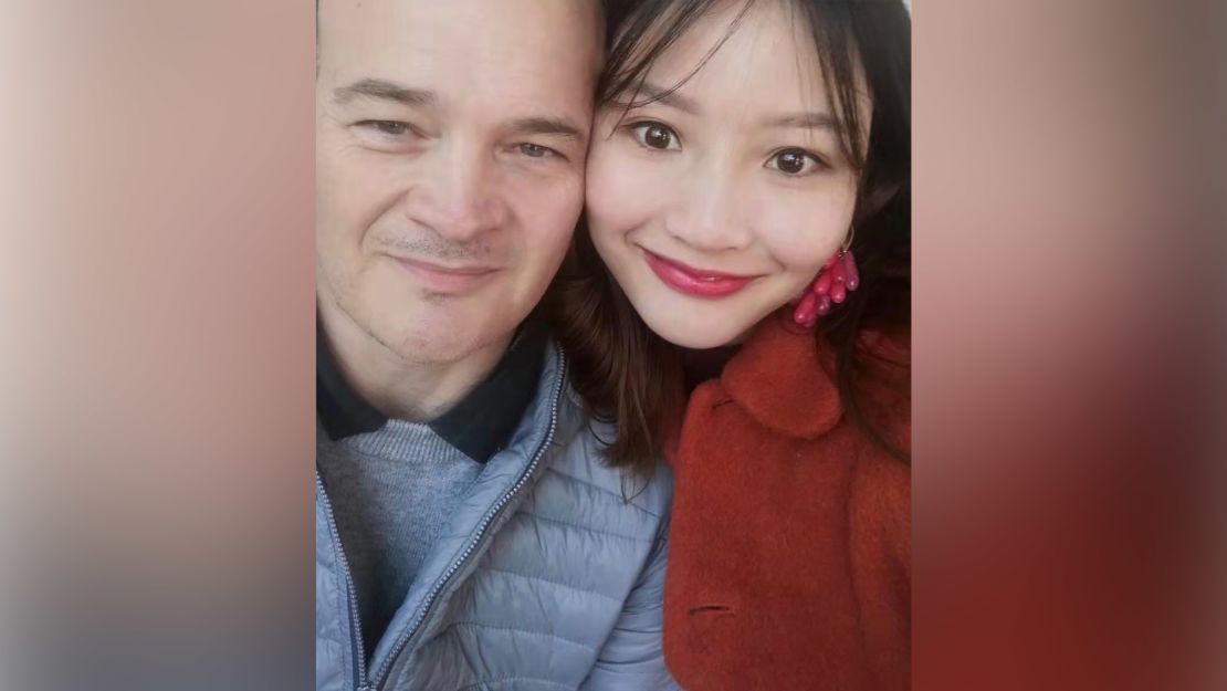 Frank Hannum, seen here with his wife Hope, are under quarantine at Travis Air Force Base