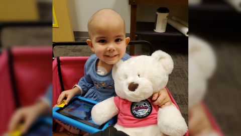Adelaide Stanley started her cancer treatment two days after her third birthday. 