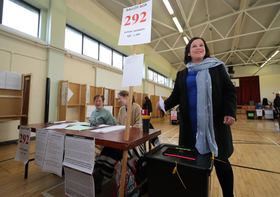 Sinn Féin's leader Mary Lou McDonald has helped transform the party to attract younger voters.