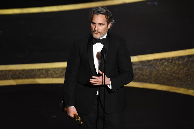 <strong>Joaquin Phoenix (2020):</strong> Phoenix became the second person to win an Oscar for playing the comic-book character Joker. The first person to win for playing the Joker was the late Heath Ledger.