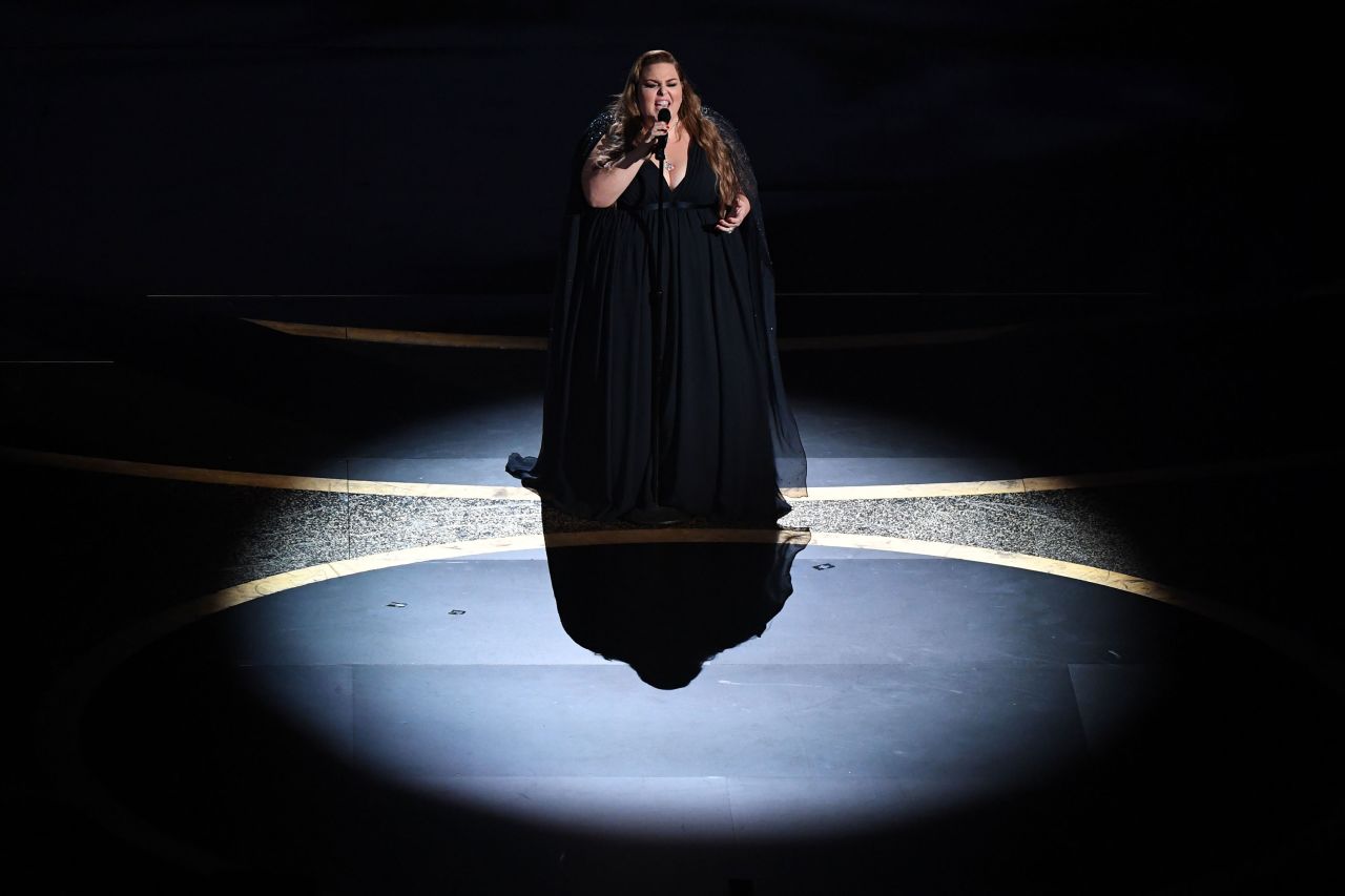 Chrissy Metz sings "I'm Standing With You" from the movie "Breakthrough."