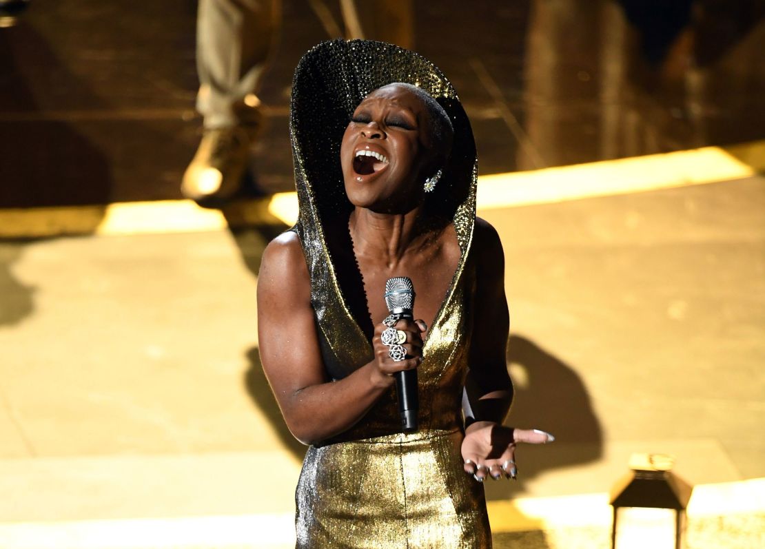 Cynthia Erivo performs onstage during the 92nd Annual Academy Awards.