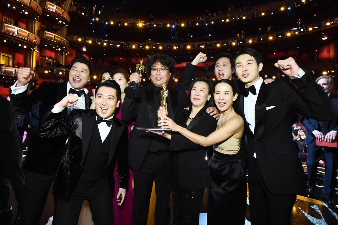 South Korea's 'Parasite' made history by winning best picture at last year's Oscars. (Photo by Matt Petit - Handout/A.M.P.A.S. via Getty Images)