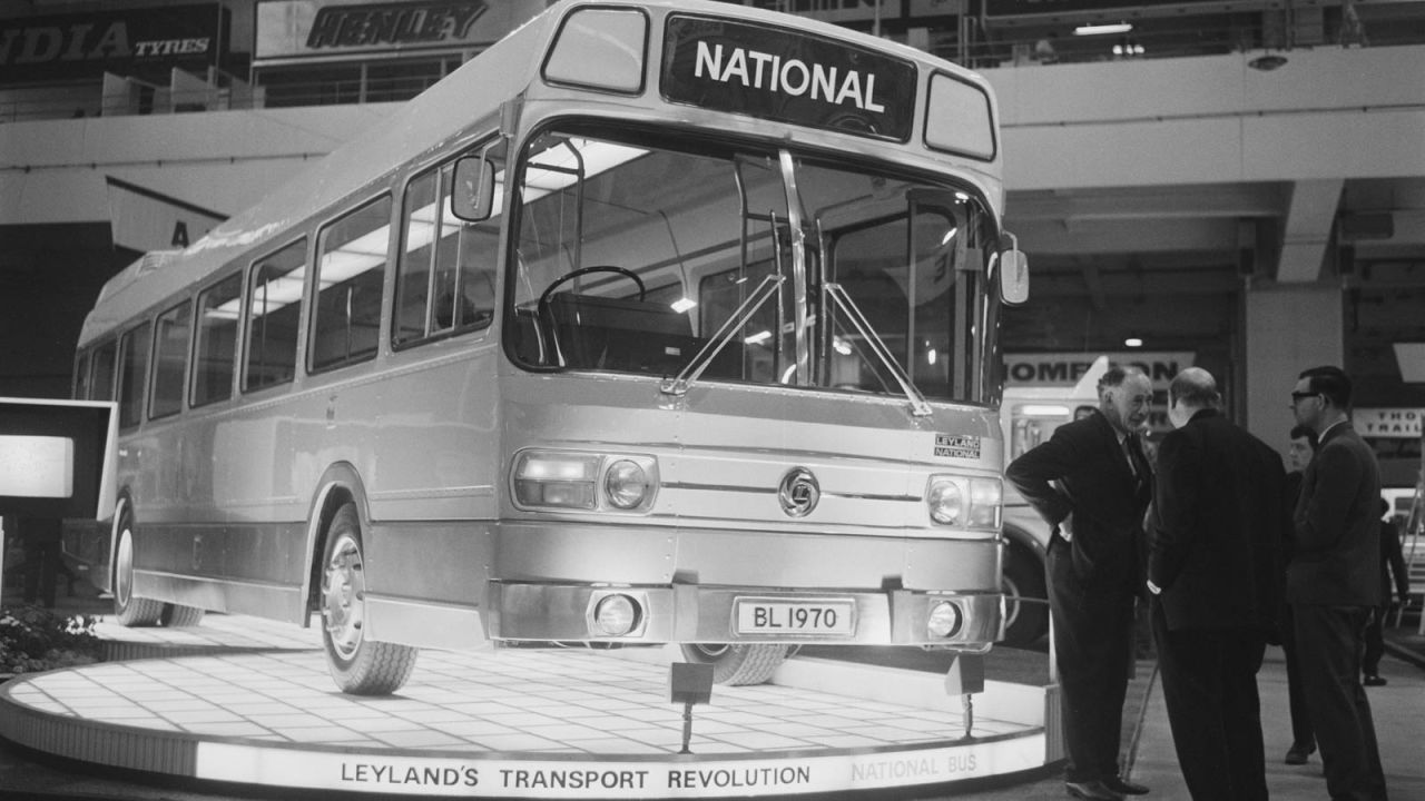 The Pacer uses the chassis of a Leyland bus similar to this model from the 1970s.