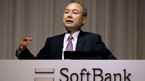 SoftBank CEO Masayoshi Son in November 2019. 
