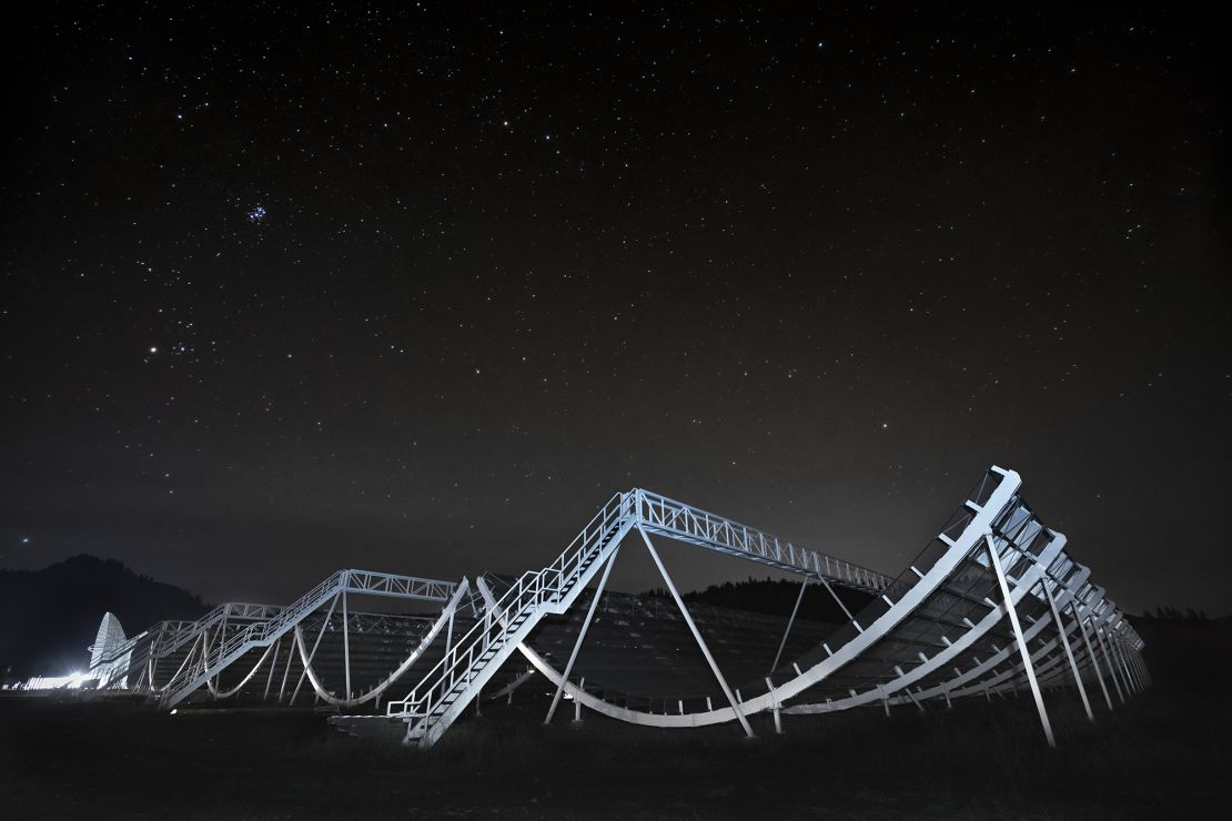 The CHIME telescope array in Canada is helping to find hundreds of fast radio bursts.