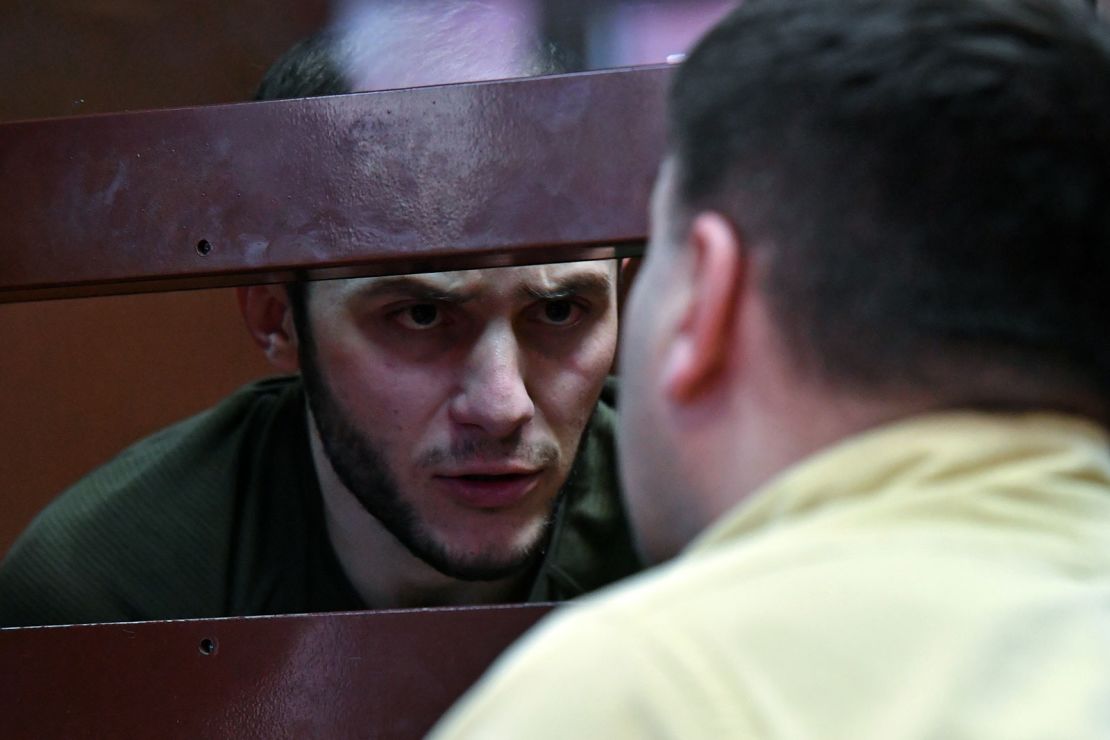 Karomatullo Dzhaborov attends a bail hearing in connection with the video showing a coronavirus prank on the Moscow metro.