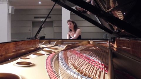The pianist said it was a "shock" to lose the instrument, which was her "best friend."