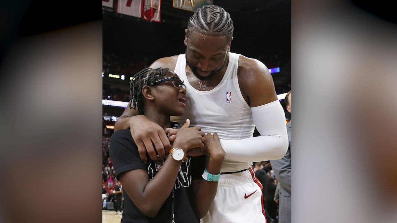 Dwyane Wade With Daughter Zaya