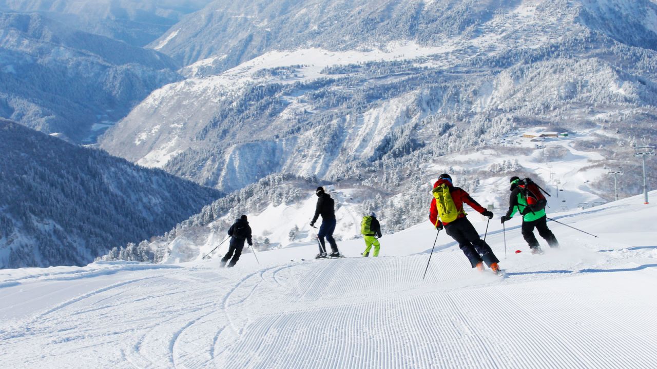 Switched on skiiers head to the Caucasus Mountains in the winter to take advantage of the crowd-free runs.