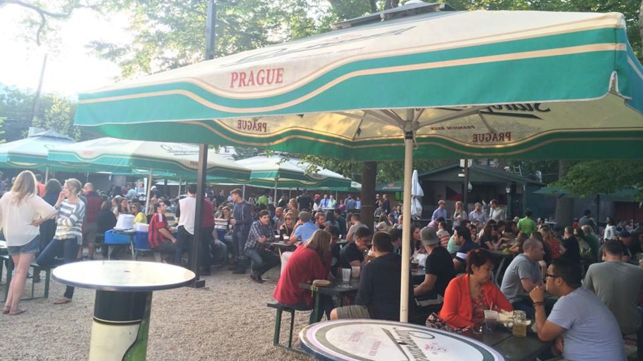 The Beer Garden at Bohemian Hall really comes alive in the summer when the open-air garden invites patrons to stay a while.