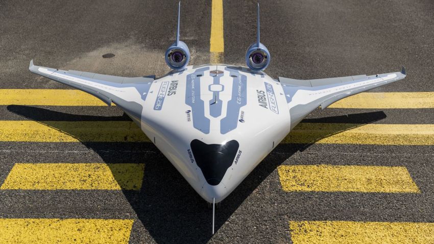 Airbus MAVERIC blended wing plane