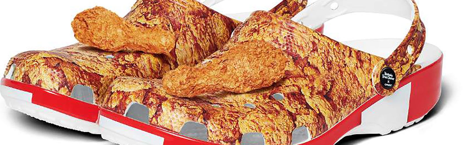 KFC and Crocs created a clog that's covered in fried chicken with a charm  that smells like it, too | CNN Business