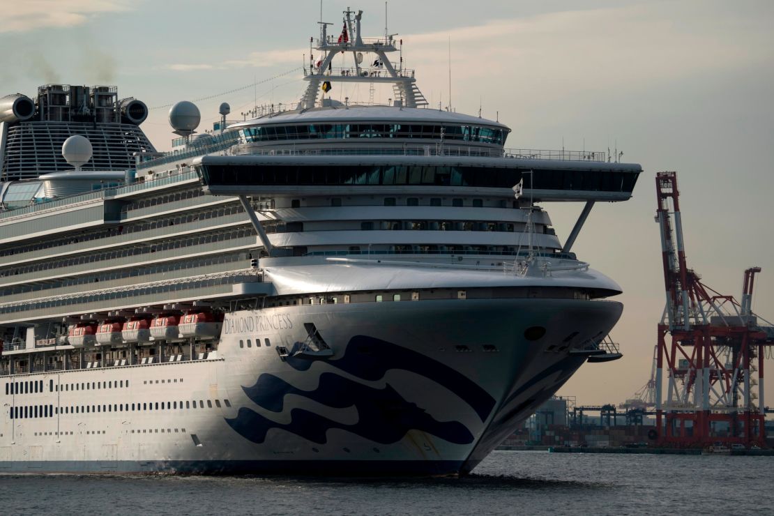 Diamond Princess was quarantined in Japan in February.