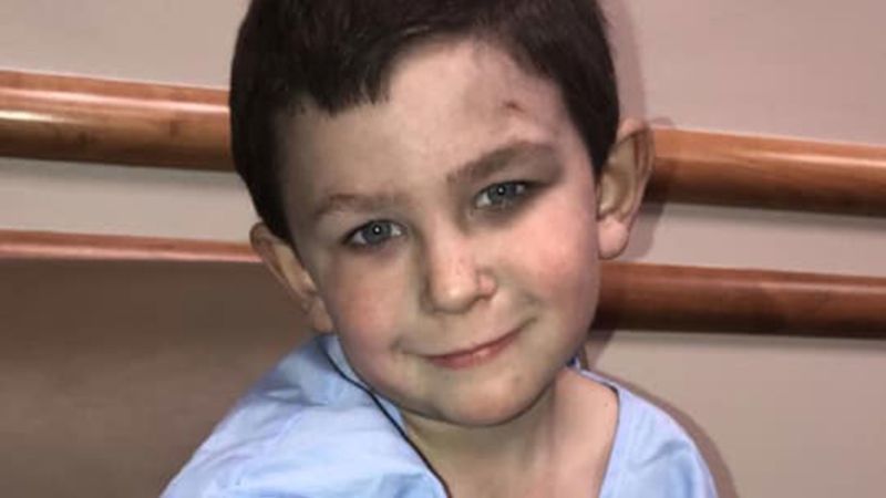 He pulled his sister out a window in a house fire and went back in to save the family dog. He's 5 years old | CNN