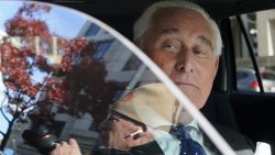 WASHINGTON, DC - NOVEMBER 15:  Former advisor to U.S. President Donald Trump, Roger Stone, departs the E. Barrett Prettyman United States Courthouse after being found guilty of obstructing a congressional investigation into Russia's interference in the 2016 election on November 15, 2019 in Washington, DC. Stone faced seven felony charges and was found guilty on all counts. (Photo by Win McNamee/Getty Images)