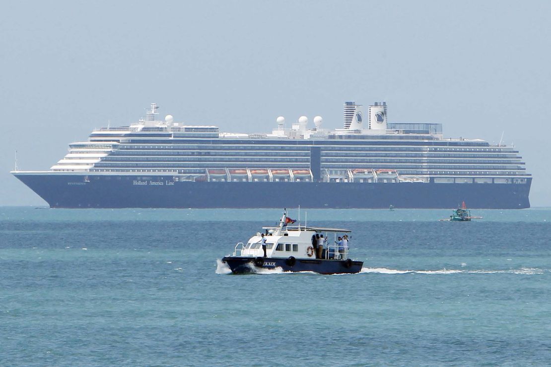 The Westerdam was denied entry by four countries before being allowed to dock in Cambodia.