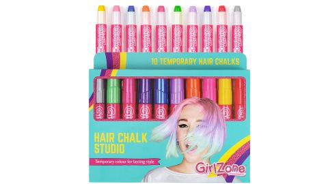 GirlZone Hair Chalk 10-Piece Set