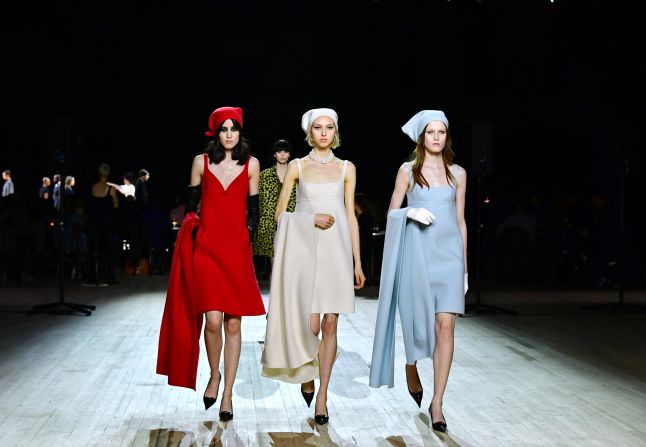 Models walk the runway at the Marc Jacobs Fall 2020 runway show during New York Fashion Week on February 12, 2020 in New York City. 