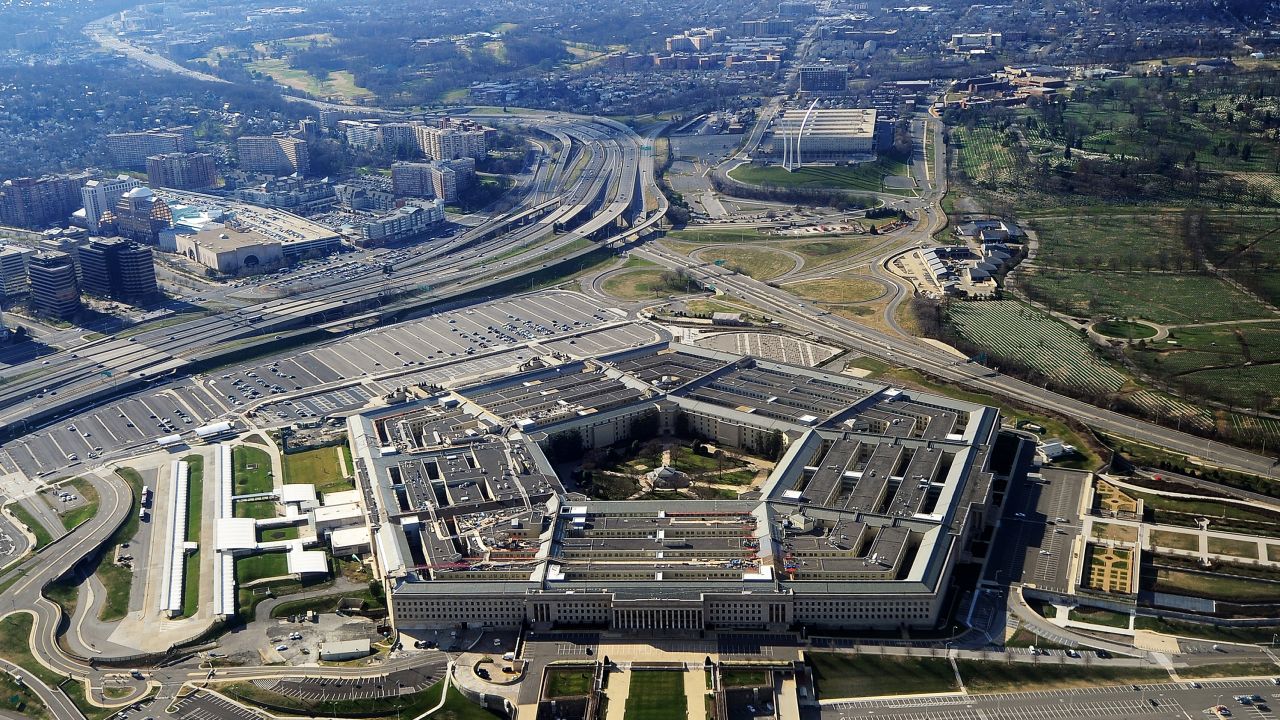 Pentagon building aerial FILE