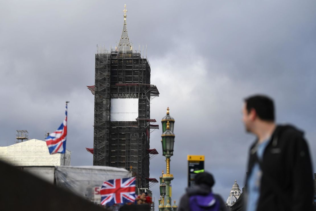 Big Ben has been wrapped in scaffolding since 2017.