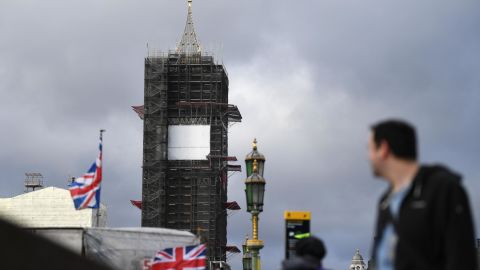 Big Ben has been wrapped in scaffolding since 2017.