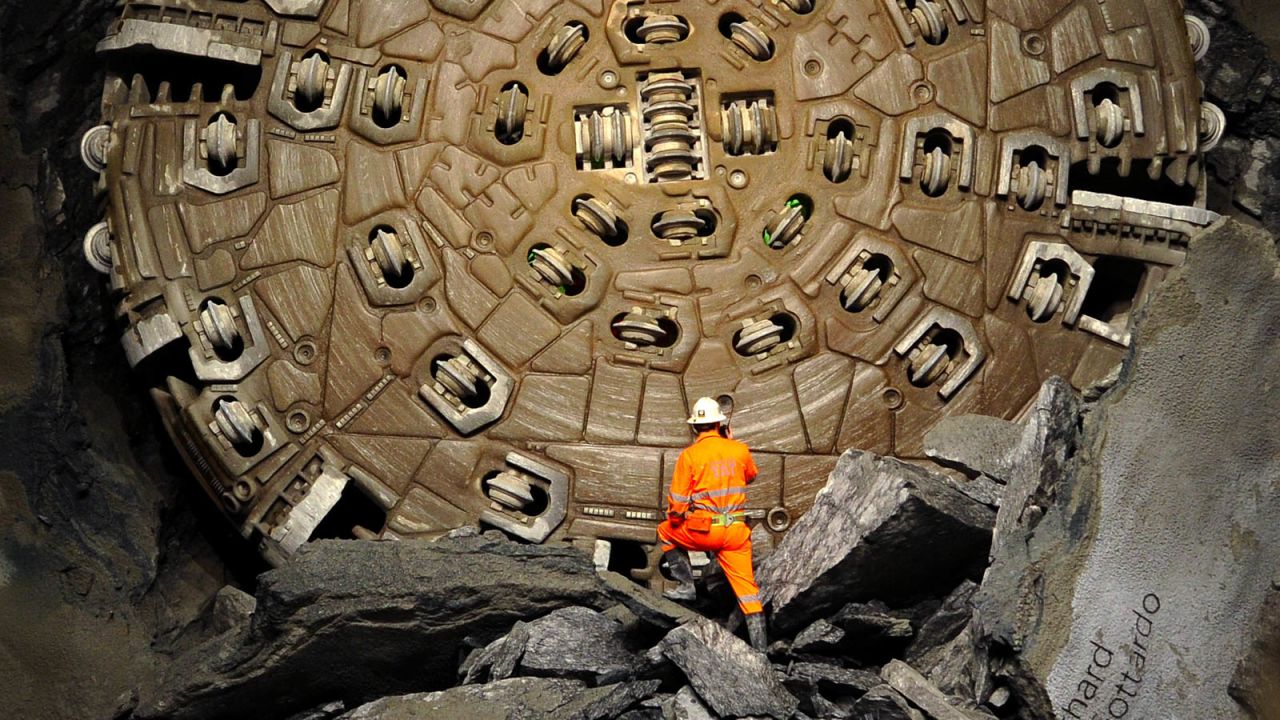 Work on the Gotthard Base Tunnel was completed in 2016.