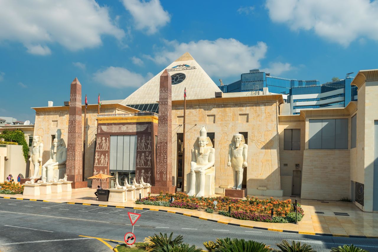 WAFI Mall borrows heavily from Ancient Egyptian symbolism.