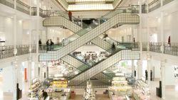 Escalators in Le Bon Marché department store, Le Bon Marché…